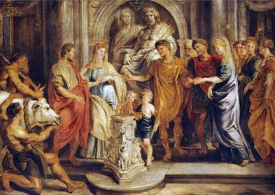 Die Hochzeit von Konstantin und Fausta und von Constantia und Licinius von Peter Paul Rubens